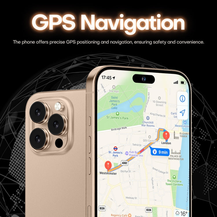 i16 Pro Max / A08A, 3GB+64GB, 6.73 inch Screen, Face Identification, Android 8.1 MTK6753 Octa Core, Network: 4G, Dual SIM, US Plug (Black) - free shipping - PMC Jewellery - Order now!