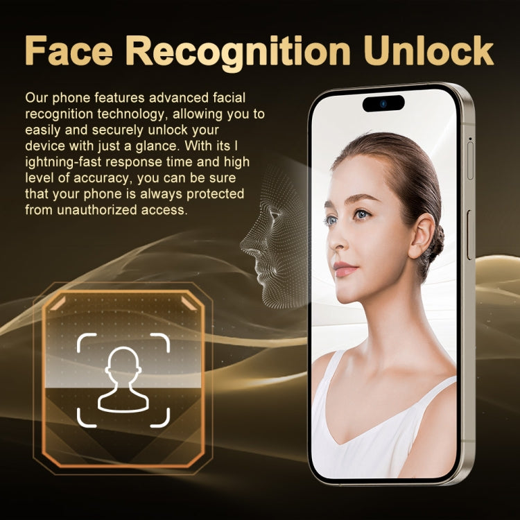 i16 Pro Max / Q5A, 6GB+128GB, 6.5 inch Screen, Face Identification, Android 10 MTK6762 Octa Core, OTG, NFC, Network: 4G, Dual SIM, US Plug (White) - free shipping - PMC Jewellery - Order now!