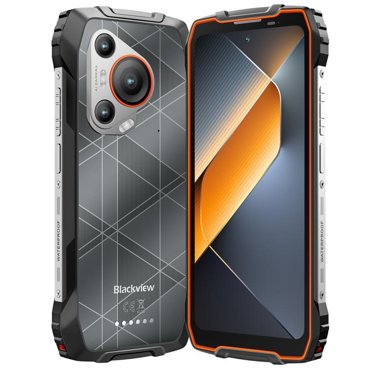 Blackview BL7000 Rugged Phone, 8GB+256GB, 6.78 inch Android 15 MediaTek Dimensity 6300 Octa Core, Network: 5G, NFC, OTG (Orange) - free shipping - PMc TechLife - Order now!