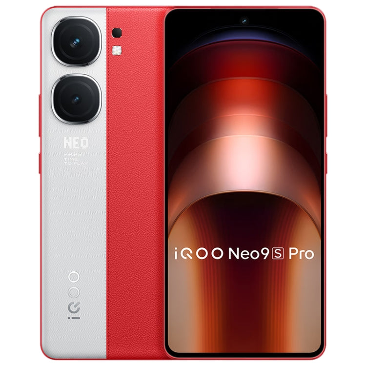 vivo iQOO Neo9S Pro, Dual Back Cameras, 12GB+256GB, Face ID / Fingerprint Identification, 6.78 inch Android 14 OriginOS 4 Dimensity 9300+ Octa Core, OTG, NFC, Network: 5G, Support Google Play (Red) - free shipping - PMC Jewellery - Order now!