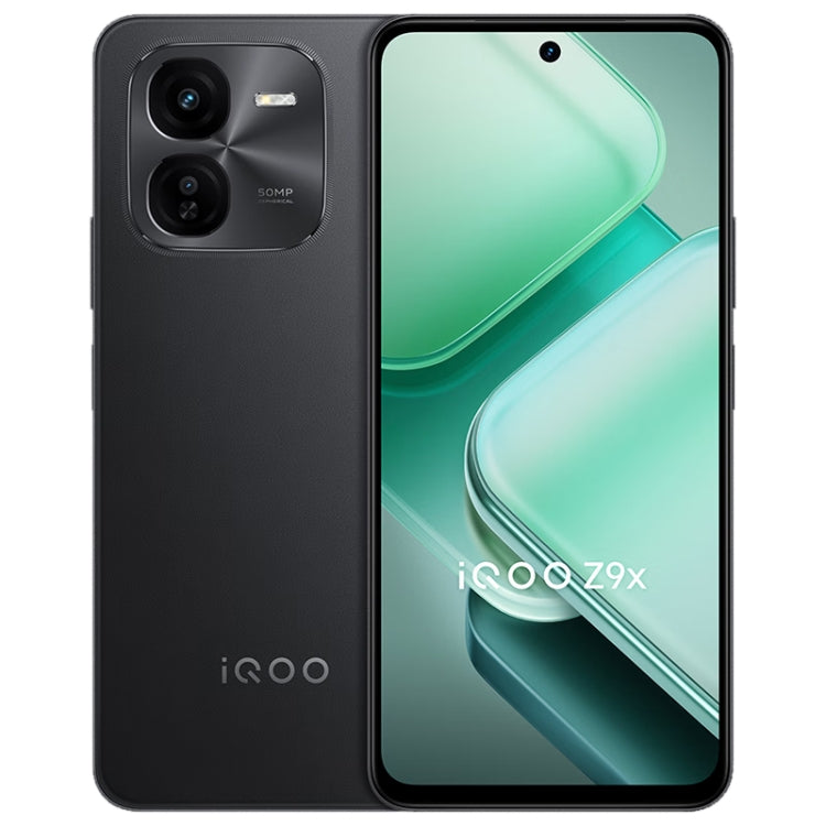 vivo iQOO Z9x, Dual Back Cameras, 12GB+256GB, Face ID Screen Fingerprint Identification, 6.72 inch Android 14.0 OriginOS 4 Snapdragon 6 Gen 1 Octa Core 2.2GHz, OTG, Network: 5G, Support Google Play (Black) - vivo by vivo | Online Shopping South Africa | PMC Jewellery | Buy Now Pay Later Mobicred