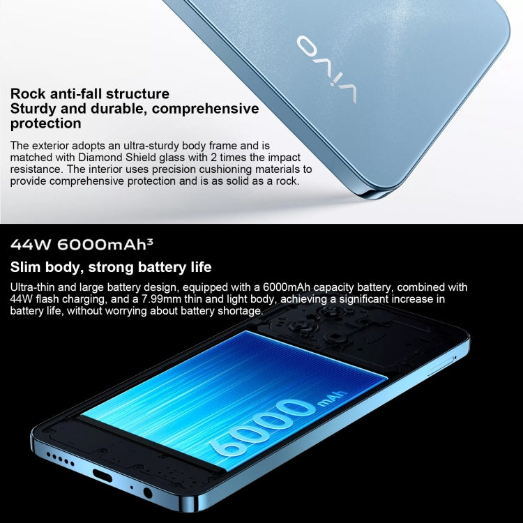 vivo Y200t, Dual Back Cameras, 12GB+256GB, Face ID Screen Fingerprint Identification, 6.72 inch Android 14.0 OriginOS 4 Snapdragon 6 Gen 1 Octa Core 2.2GHz, OTG, Network: 5G, Support Google Play (Dark Green) - free shipping - PMC Jewellery - Order now!