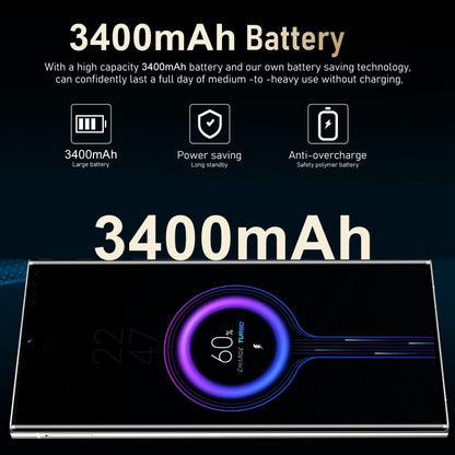 S24 Ultra / M106, 3GB+64GB, Face ID Identification, 6.75 inch Android 8.1 MTK6753 Octa Core, Network: 4G, Dual SIM (Grey) -  by PMC Jewellery | Online Shopping South Africa | PMC Jewellery | Buy Now Pay Later Mobicred