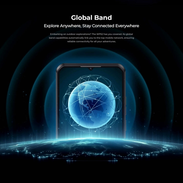 Oukitel WP52 5G Rugged Phone, 4GB+256GB, 6.6 inch Android 14.0 MediaTek Dimensity 6100+ Octa-core, NFC, OTG, Network: 5G (Black) - free shipping - PMC Jewellery - Order now!