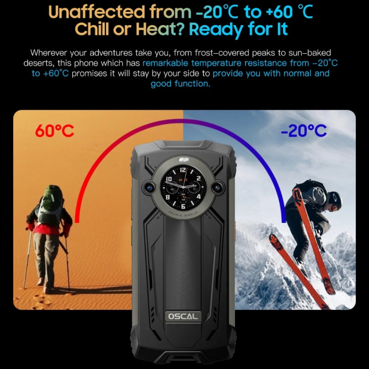 Blackview Oscal PILOT 2, 8GB+256GB, IP68/IP69K/MIL-STD-810H, 6.5 inch Android 14 MediaTek MT6789 Octa Core, Network: 4G, OTG, NFC (Orange) - Blackview by PMC TechLife | Online Shopping South Africa | PMC TechLife | Buy Now Pay Later Mobicred
