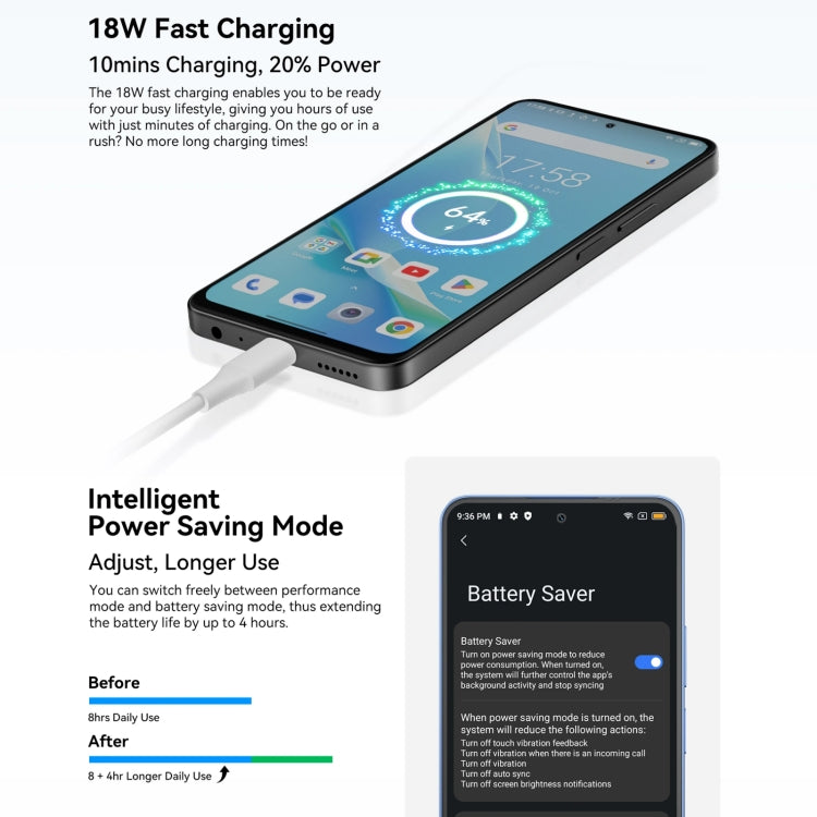 Blackview SHARK 9, 8GB+256GB, 6.67 inch Android 14 Unisoc T820 Octa Core, Network: 5G (Black) - free shipping - PMC Jewellery - Order now!