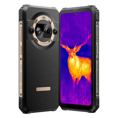[HK Warehouse] Blackview BL9000 Pro 5G, Thermal Imaging Camera, 12GB+512GB, IP68/IP69K/MIL-STD-810H, 6.78 inch Android 14 MediaTek Dimensity 8020 Octa Core, Network: 5G, NFC, OTG (Gold) - Blackview by Blackview | Online Shopping South Africa | PMC Jewellery | Buy Now Pay Later Mobicred