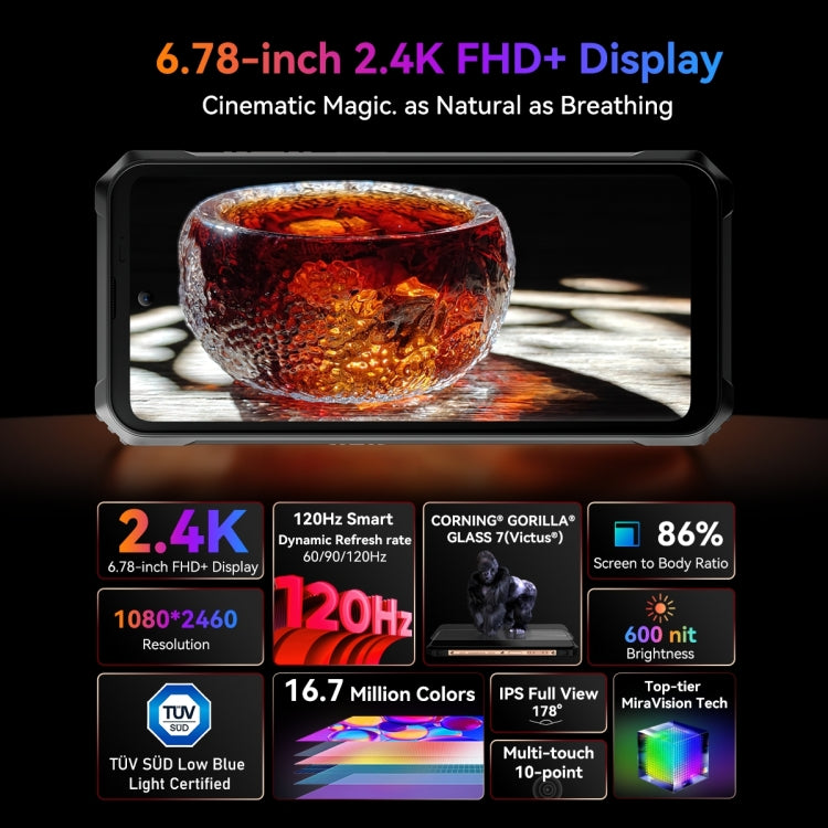 [HK Warehouse] Blackview BL9000 Pro 5G, Thermal Imaging Camera, 12GB+512GB, IP68/IP69K/MIL-STD-810H, 6.78 inch Android 14 MediaTek Dimensity 8020 Octa Core, Network: 5G, NFC, OTG (Gold) - Blackview by Blackview | Online Shopping South Africa | PMC Jewellery | Buy Now Pay Later Mobicred