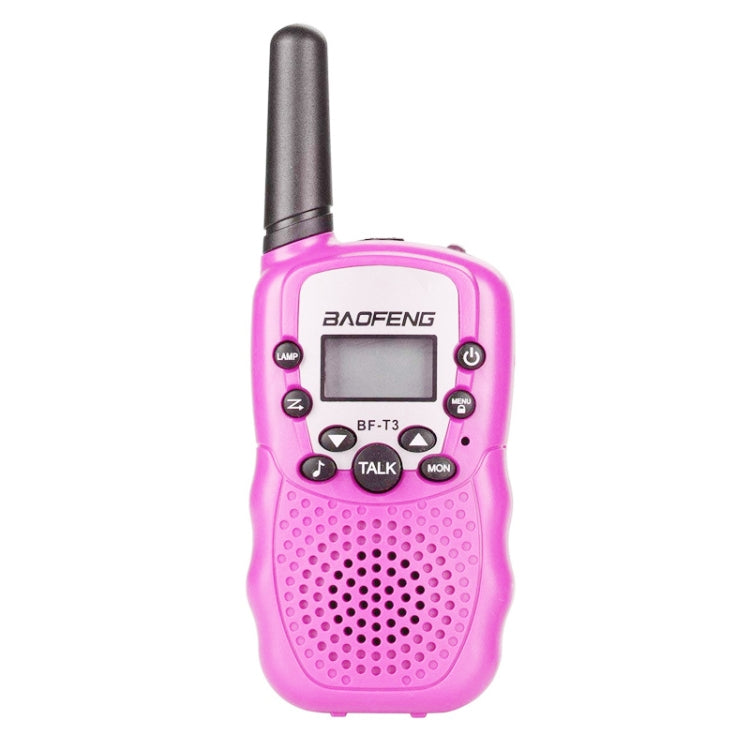 2 PCS BaoFeng BF-T3 1W Children Single Band Radio Handheld Walkie Talkie with Monitor Function, UK Plug - Handheld Walkie Talkie by BAOFENG | Online Shopping South Africa | PMC TechLife | Buy Now Pay Later Mobicred