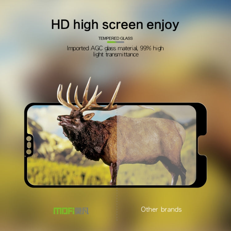 MOFI 9H 2.5D Full Screen Tempered Glass Film for Huawei Honor 10 (Black) - Honor Tempered Glass by MOFI | Online Shopping South Africa | PMC Jewellery