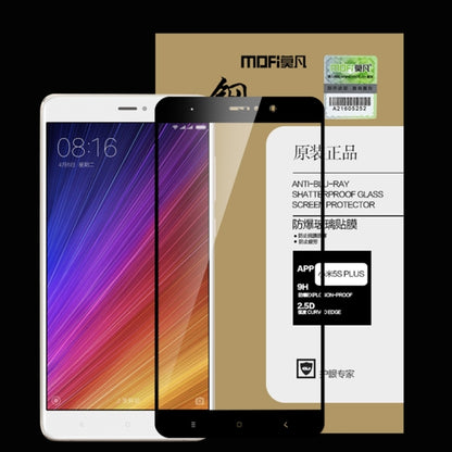 MOFI Xiaomi Mi 5s Plus 0.3mm 9H Hardness 2.5D Explosion-proof Full Screen Tempered Glass Screen Film(Black) -  by MOFI | Online Shopping South Africa | PMC Jewellery