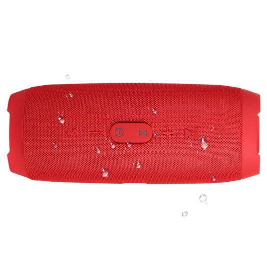 Charge3 Life Waterproof Bluetooth Stereo Speaker, Built-in MIC, Support Hands-free Calls & TF Card & AUX IN & Power Bank(Red) - Waterproof Speaker by PMC Jewellery | Online Shopping South Africa | PMC Jewellery | Buy Now Pay Later Mobicred