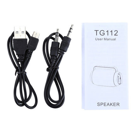 T&G TG112 Portable Bluetooth Speaker, with Mic & FM Radio Function, Support Hands-free & TF Card & U Disk Play(Black) - Desktop Speaker by T&G | Online Shopping South Africa | PMC Jewellery | Buy Now Pay Later Mobicred