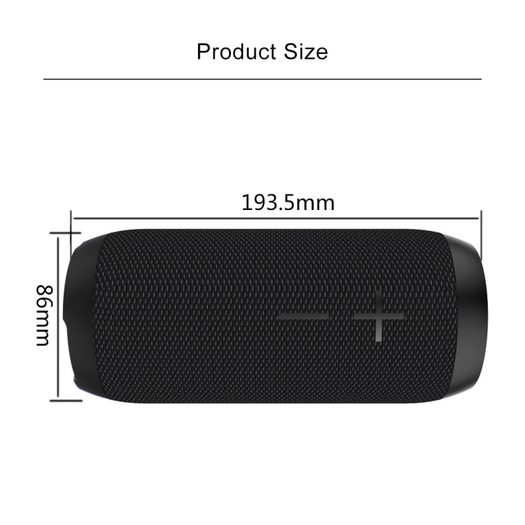 HOPESTAR P7 Mini Portable Rabbit Wireless Bluetooth Speaker, Built-in Mic, Support AUX / Hand Free Call / FM / TF(Black) - Waterproof Speaker by HOPESTAR | Online Shopping South Africa | PMC Jewellery | Buy Now Pay Later Mobicred