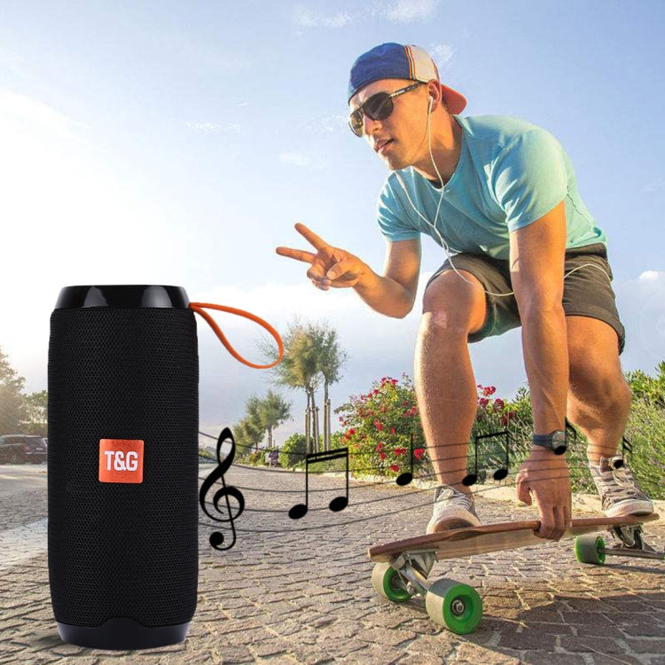 T&G TG106 Portable Wireless Bluetooth V4.2 Stereo Speaker with Handle, Built-in MIC, Support Hands-free Calls & TF Card & AUX IN & FM, Bluetooth Distance: 10m - Desktop Speaker by T&G | Online Shopping South Africa | PMC Jewellery | Buy Now Pay Later Mobicred