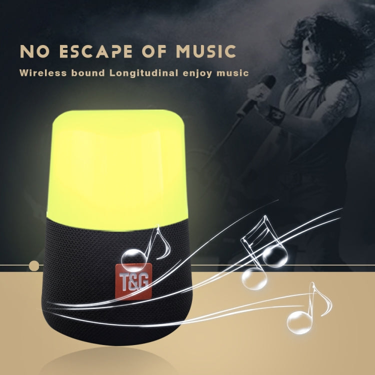T&G TG168 Portable Wireless Bluetooth V5.0 Stereo Speaker with Handle, Built-in MIC, Support Flashing LED Light & TF Card & U Disk & AUX IN & FM(Black) - Desktop Speaker by T&G | Online Shopping South Africa | PMC TechLife | Buy Now Pay Later Mobicred