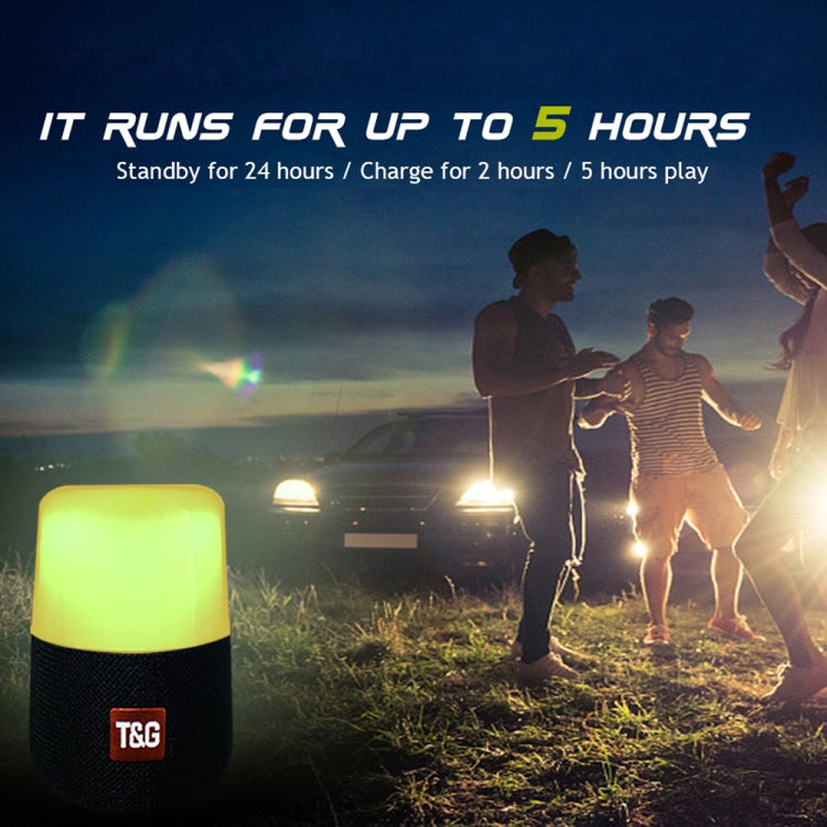 T&G TG168 Portable Wireless Bluetooth V5.0 Stereo Speaker with Handle, Built-in MIC, Support Flashing LED Light & TF Card & U Disk & AUX IN & FM(Cyan) - free shipping - PMC TechLife - Order now!