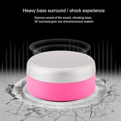 M227 Multifunctional Card Music Playback Bluetooth Speaker, Support Handfree Call & TF Card & AUX Audio Function(Magenta) - Desktop Speaker by PMC Jewellery | Online Shopping South Africa | PMC Jewellery | Buy Now Pay Later Mobicred