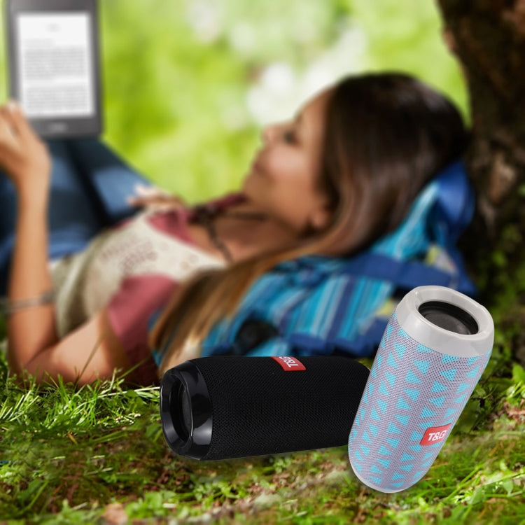 T&G TG117 Portable Bluetooth Stereo Speaker, with Built-in MIC, Support Hands-free Calls & TF Card & AUX IN & FM, Bluetooth Distance: 10m(Black) - free shipping - PMC Jewellery - Order now!
