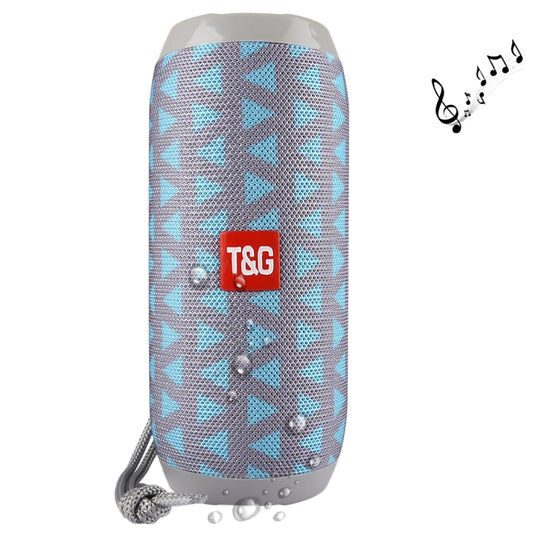 T&G TG117 Portable Bluetooth Stereo Speaker, with Built-in MIC, Support Hands-free Calls & TF Card & AUX IN & FM, Bluetooth Distance: 10m(Blue) - Desktop Speaker by T&G | Online Shopping South Africa | PMC Jewellery | Buy Now Pay Later Mobicred