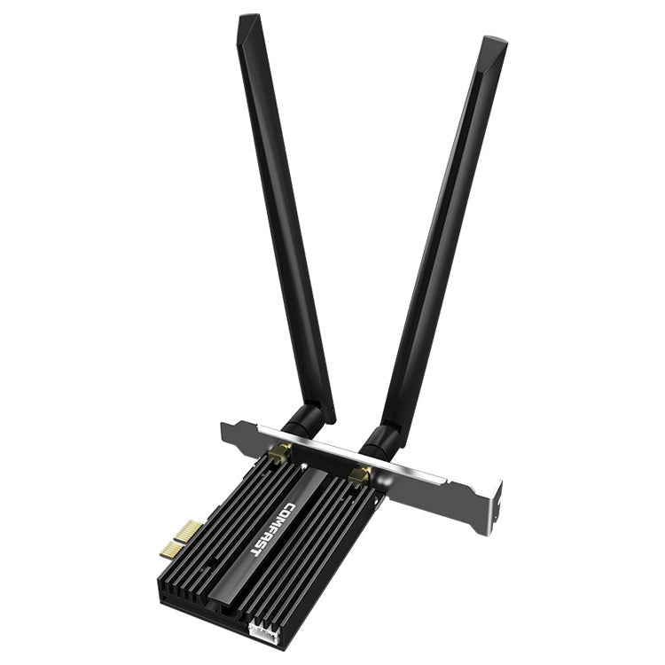 COMFAST CF-AX181 PRO 3000Mbps Tri-band + Bluetooth 5.2 Wireless WiFi6E PCI-E Network Card with Heat Sink - free shipping - PMC Jewellery - Order now!