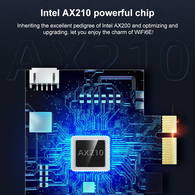 COMFAST CF-AX210 PRO 5374Mbps Tri-band + Bluetooth 5.2 Wireless WiFi6E PCI-E Network Card with Heat Sink - free shipping - PMC Jewellery - Order now!