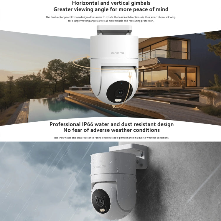 Original Xiaomi CW300 4MP Outdoor Camera IP66 Waterproof Full Color Night Vision WiFi Camera, US Plug - Wireless Camera by Xiaomi | Online Shopping South Africa | PMC TechLife | Buy Now Pay Later Mobicred