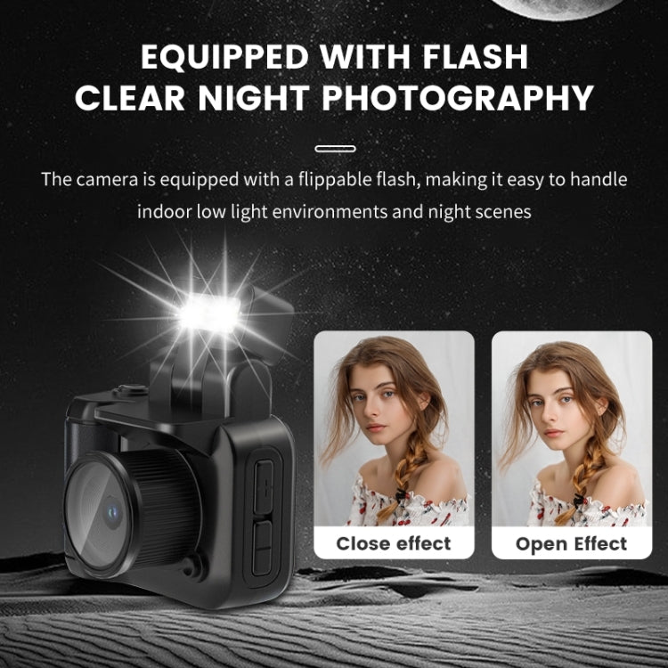 Y4000 Mini Camera 1080P HD Digital Camera with Screen Portable Retro Travel Vlog Student Small Camcorder (Black) - Video Cameras by PMC TechLife | Online Shopping South Africa | PMC TechLife | Buy Now Pay Later Mobicred