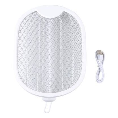 Multifunctional Rotating Folding Electric Mosquito Swatter (White) - Fly Swatter by PMC Jewellery | Online Shopping South Africa | PMC Jewellery | Buy Now Pay Later Mobicred