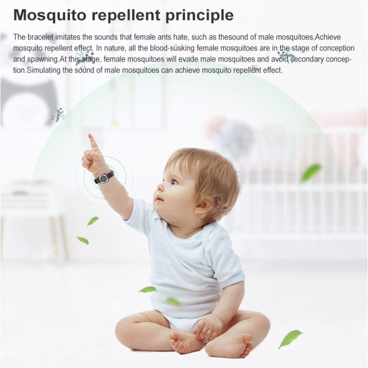F8 Outdoor Silica Gel Mosquito Repellent Wristband(Black) - Repellent Wristband by PMC TechLife | Online Shopping South Africa | PMC TechLife | Buy Now Pay Later Mobicred