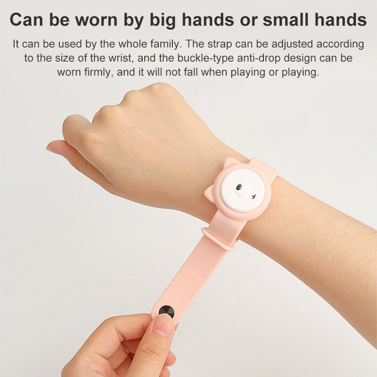 WT-M4 ABS+Silica Gel Children Mosquito Repellent Wristband (Pink) - Repellent Wristband by PMC Jewellery | Online Shopping South Africa | PMC Jewellery | Buy Now Pay Later Mobicred