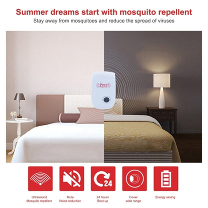 6pcs/Pack Ultrasonic Electronic Cockroach Mosquito Pest Reject Repeller, UK Plug - Repellents by PMC Jewellery | Online Shopping South Africa | PMC Jewellery