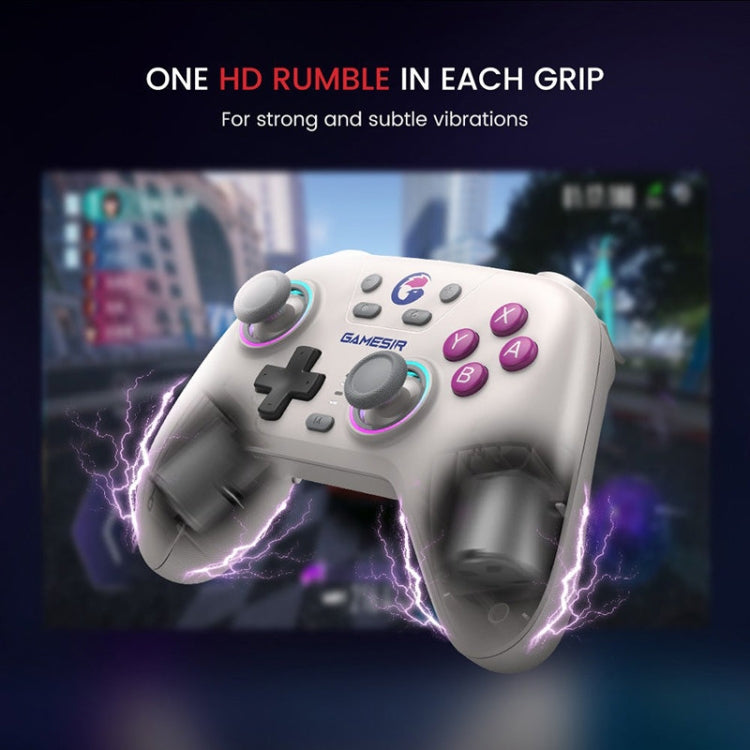 GameSir Nova NS T4N Wireless Gamepad Game Controller for Nintendo Switch (White) - free shipping - PMC Jewellery - Order now!