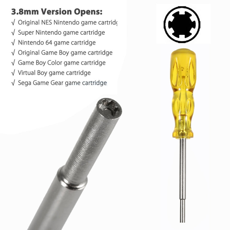 Durable Portable 3.8mm Screwdriver Bit for Nintendo NGC / N64 / SFC - Tools by PMC Jewellery | Online Shopping South Africa | PMC Jewellery | Buy Now Pay Later Mobicred