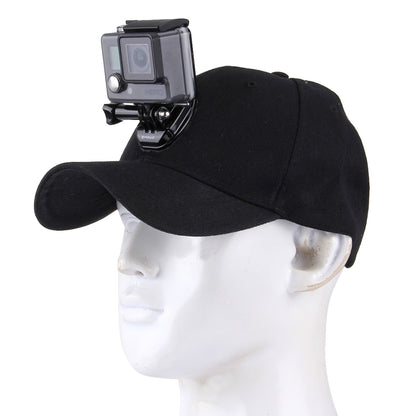 Outdoor Sun Hat Topi Baseball Cap with Camera Stand Holder Mount for GoPro & SJCAM & Xiaomi Xiaoyi Sport Action Camera -  by PMC Jewellery | Online Shopping South Africa | PMC Jewellery | Buy Now Pay Later Mobicred