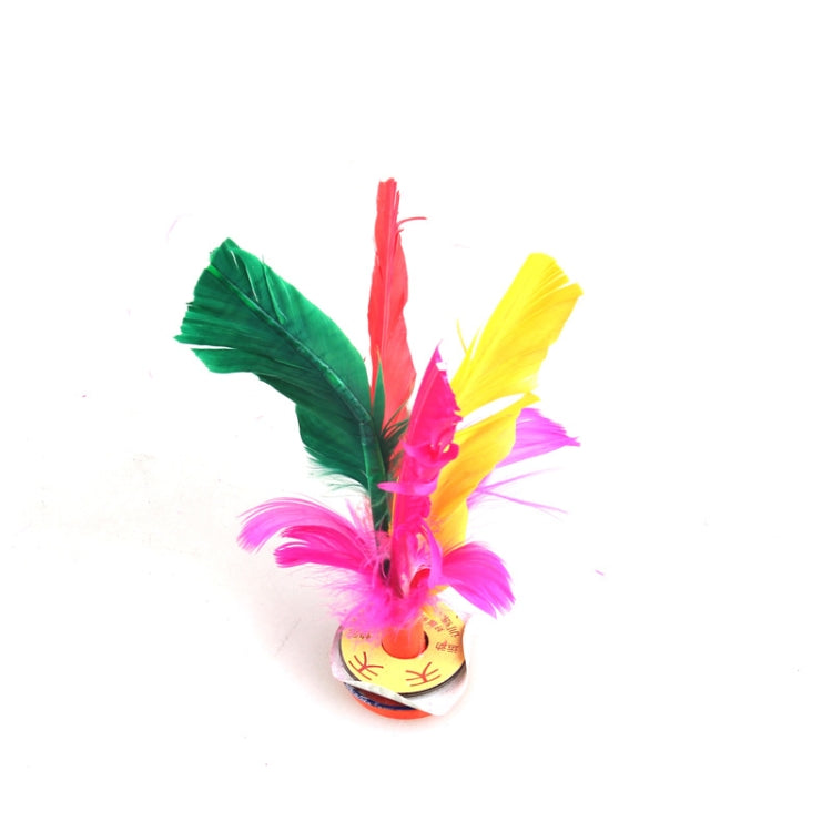 5 PCS Colourful Feather Kick Shuttlecock Foot Exercise Toy, Random Color Delivery - Balls by PMC Jewellery | Online Shopping South Africa | PMC Jewellery | Buy Now Pay Later Mobicred