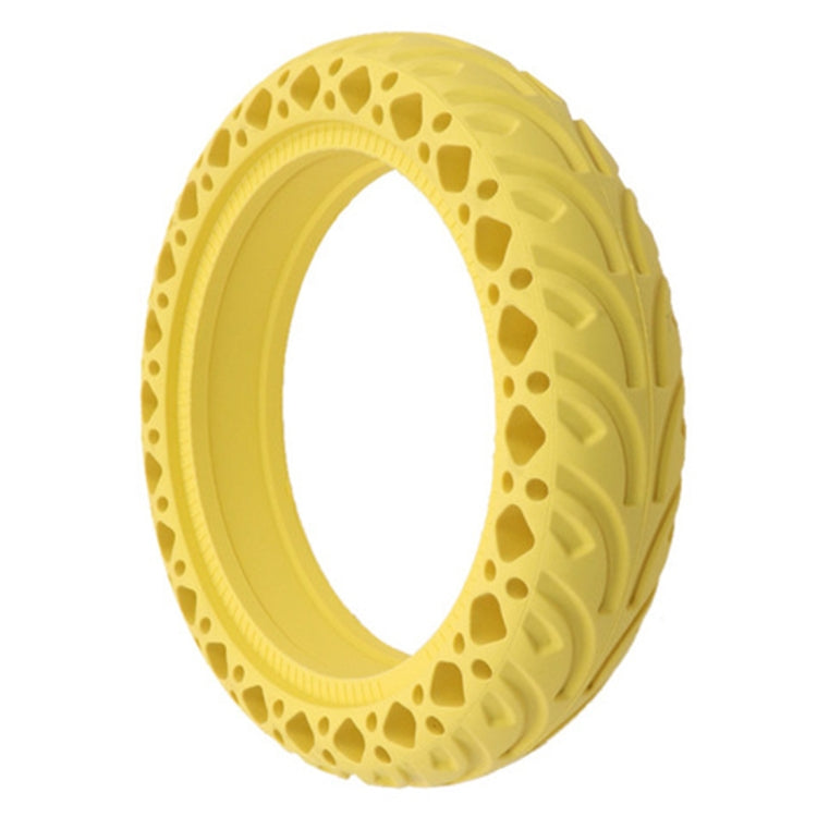 8.5 inch Electric Scooter Wear-resistant Shock-absorbing Decorative Pattern Tire Honeycomb Solid Tire, Suitable for Xiaomi Mijia M365(Yellow) - Accessories & Parts by PMc TechLife | Online Shopping South Africa | PMc TechLife | Buy Now Pay Later Mobicred