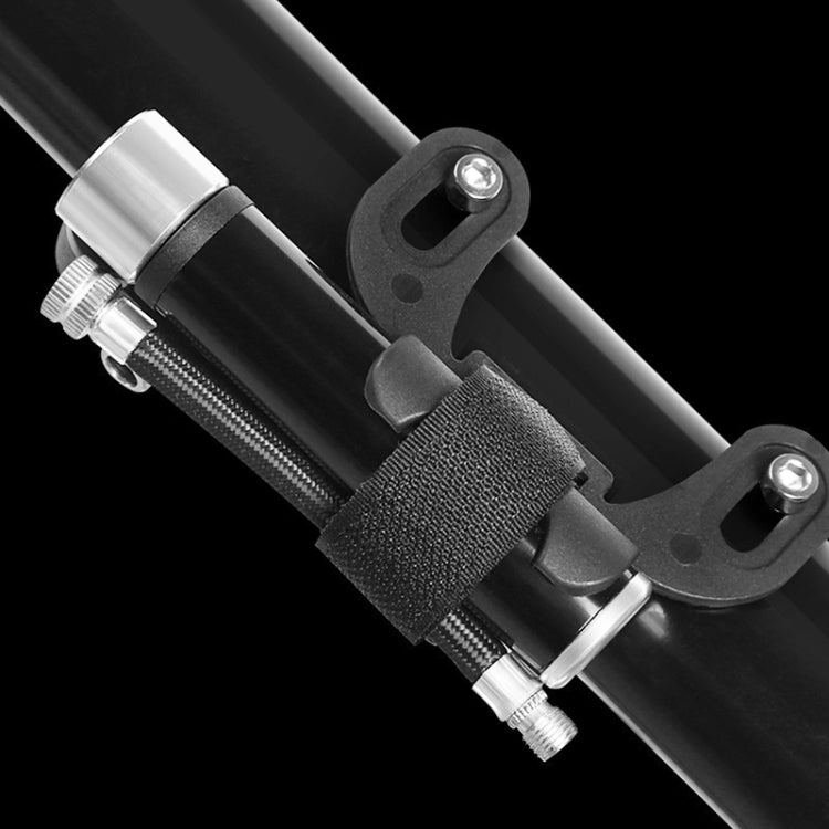 Manual Mini Portable Bicycle Aluminum Alloy Pump + Plastic glue-free tire patch + Tire lever (Black) - Bicycle Locks & Bicycle Pumps by PMC TechLife | Online Shopping South Africa | PMC TechLife | Buy Now Pay Later Mobicred