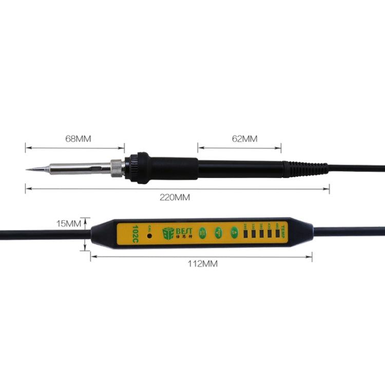 BEST Adjustable Temperature Electric Soldering Iron Welding Solder Station Heat Pencil, US Plug - Electric Soldering Iron by BEST | Online Shopping South Africa | PMC TechLife | Buy Now Pay Later Mobicred