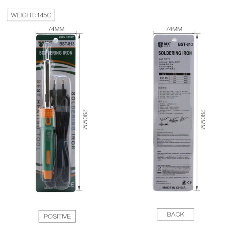 BEST 50W Heating Repair Tool Hot Welding Iron Electric Soldering Iron (Voltage 220V) - Electric Soldering Iron by BEST | Online Shopping South Africa | PMC TechLife | Buy Now Pay Later Mobicred