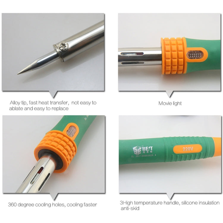 BEST 60W Heating Repair Tool Hot Welding Iron Electric Soldering Iron (Voltage 220V) - Electric Soldering Iron by BEST | Online Shopping South Africa | PMC TechLife | Buy Now Pay Later Mobicred