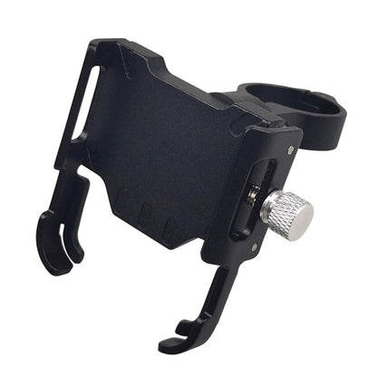 BIKERSAY MP008 Bike Motorcycle Aluminum Alloy Phone Holder Handlebar Clips (Black) - Holders by BIKERSAY | Online Shopping South Africa | PMC Jewellery | Buy Now Pay Later Mobicred