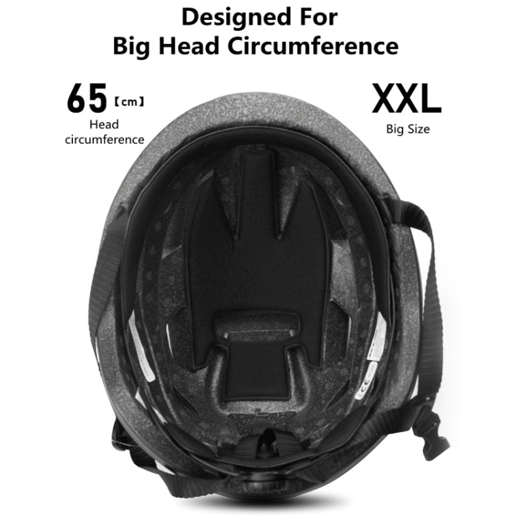 GUB CJD Integrally-Molded Bicycle Goggles Helmet With Tail Light(Titanium Color) - Protective Helmet & Masks by GUB | Online Shopping South Africa | PMC Jewellery | Buy Now Pay Later Mobicred