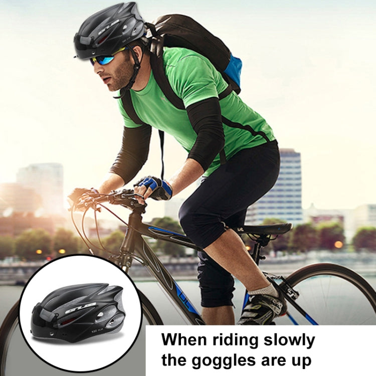 GUB K80 Plus Bike Helmet With Visor And Goggles(Red) - free shipping - PMC TechLife - Order now!