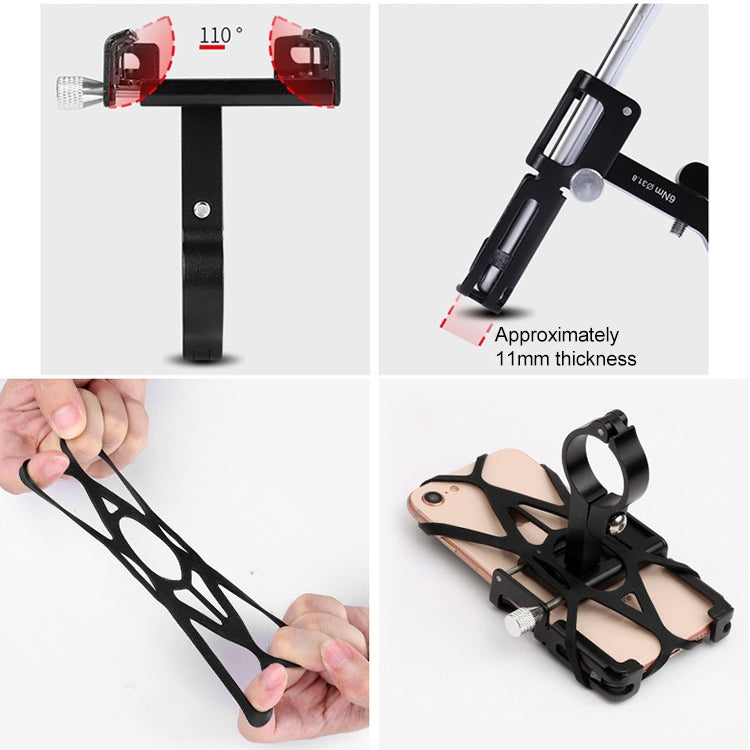 GUB P10 Aluminum Bike Phone Holder(Black) - free shipping - PMC TechLife - Order now!