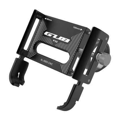 GUB P30 Aluminum Bike Phone Holder(Black) - Holders by GUB | Online Shopping South Africa | PMC Jewellery | Buy Now Pay Later Mobicred