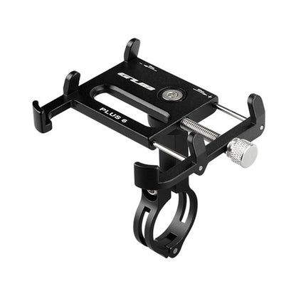 GUB Plus 6 Aluminum Alloy MTB Bike Bicycle Phone Holder(Black) - Holders by GUB | Online Shopping South Africa | PMC Jewellery | Buy Now Pay Later Mobicred