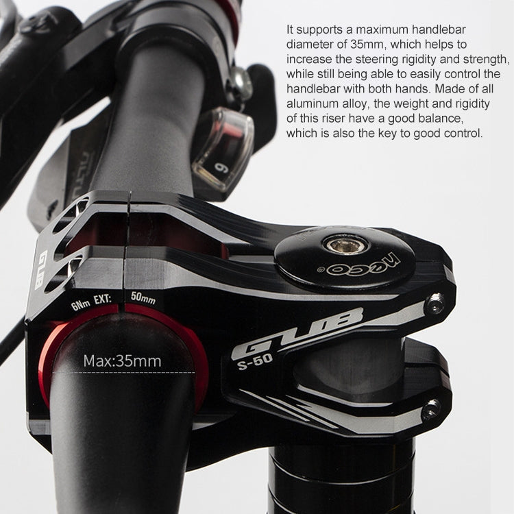 GUB S-50 31.8mm - 35mm Aluminum Alloy Bike Stem - free shipping - PMc TechLife - Order now!