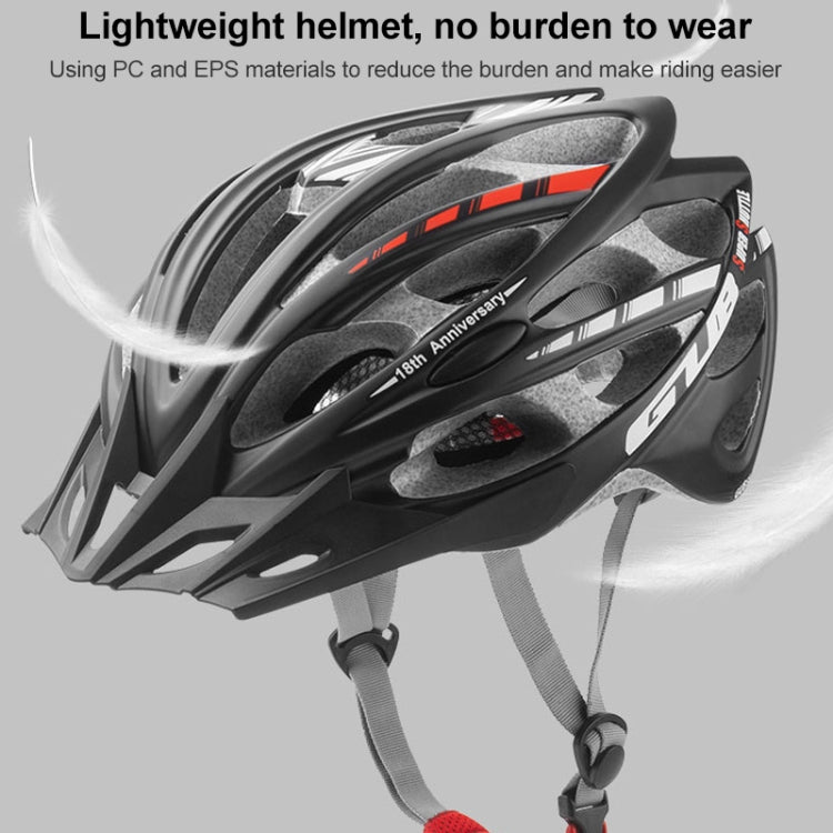 GUB SS MTB Racing Bicycle Helmet Cycling Helmet, Size: L(Silver) - Protective Helmet & Masks by GUB | Online Shopping South Africa | PMC Jewellery | Buy Now Pay Later Mobicred