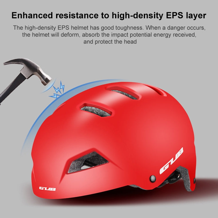 GUB V1 Professional Cycling Helmet Sports Safety Cap, Size: M(Red) - Protective Helmet & Masks by GUB | Online Shopping South Africa | PMC Jewellery | Buy Now Pay Later Mobicred